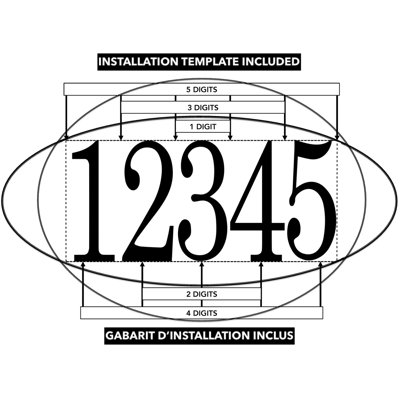 Autocollant Numéro de maison