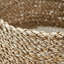 Hand Woven Wicker Laundry Hamper with Handles-105726300