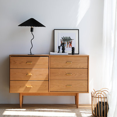 Simple drawer storage cabinet in the living room