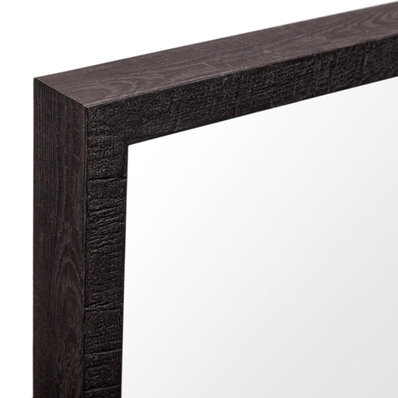 Miroir de salle de bain Aariah, H 41,5 po x l 21,5 po, Espresso