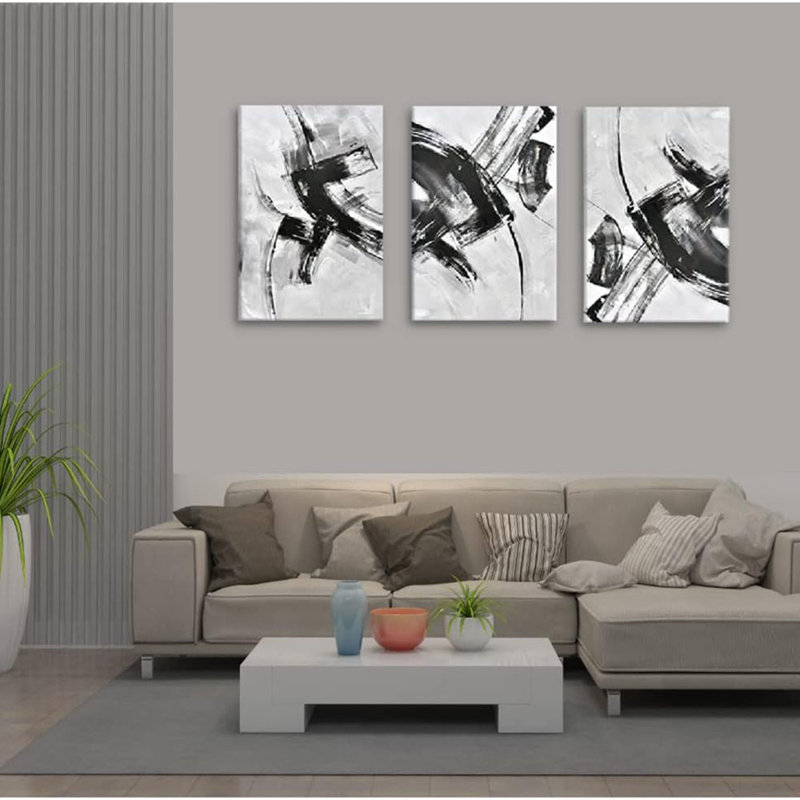 3 Piece Wrapped Canvas Set