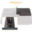 Shadia 17,3 lb Base de parasol en plastique HDPE