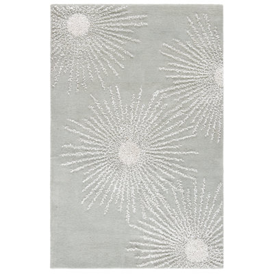 Hand Tufted Wool Floral Indoor Rug