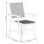 Margr 2 - Person Acacia Patio Dining Set with Square Table