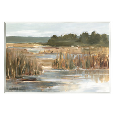 "Murky Stream", art mural sur bois par Ethan Harper