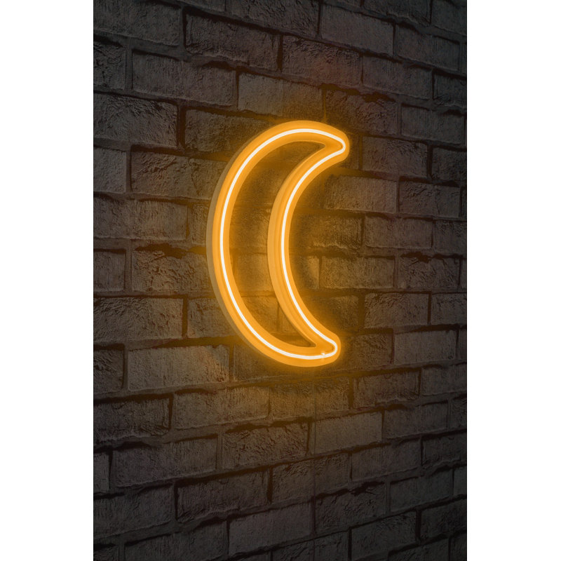 Flexible Neon LED Lighting Strips, Yellow, 10.2 x 14.6 x 0.8 inches | IP67 Waterproof, DC 12V, 20.16 Watts | PVC Foam Template with Built-in Wall Hanging System, Perfect for Home Decor & Creative Lighting Solutions