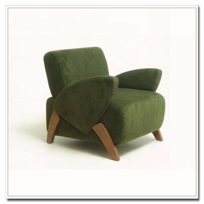Fauteuil d'appoint en velours 28,15 pouces