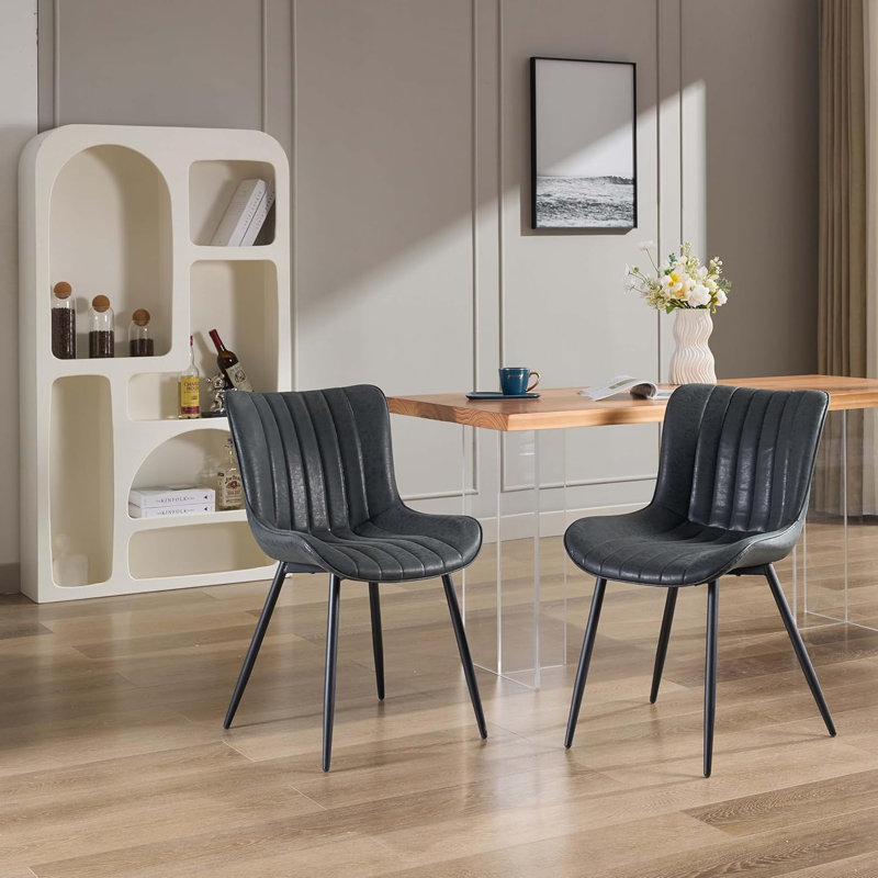 Side Chair, Black, Black