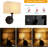 Plug-In Wall Sconce With Dimmer Switch & Dual USB Port, Rectangular Linen Fabric Shade, Adjustable Bedside Lamp For Bedroom, Living Room, Hotel, E26 Base-935851880