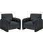 Fauteuil surdimensionné avec accoudoirs confortables Mid-Century-725502264