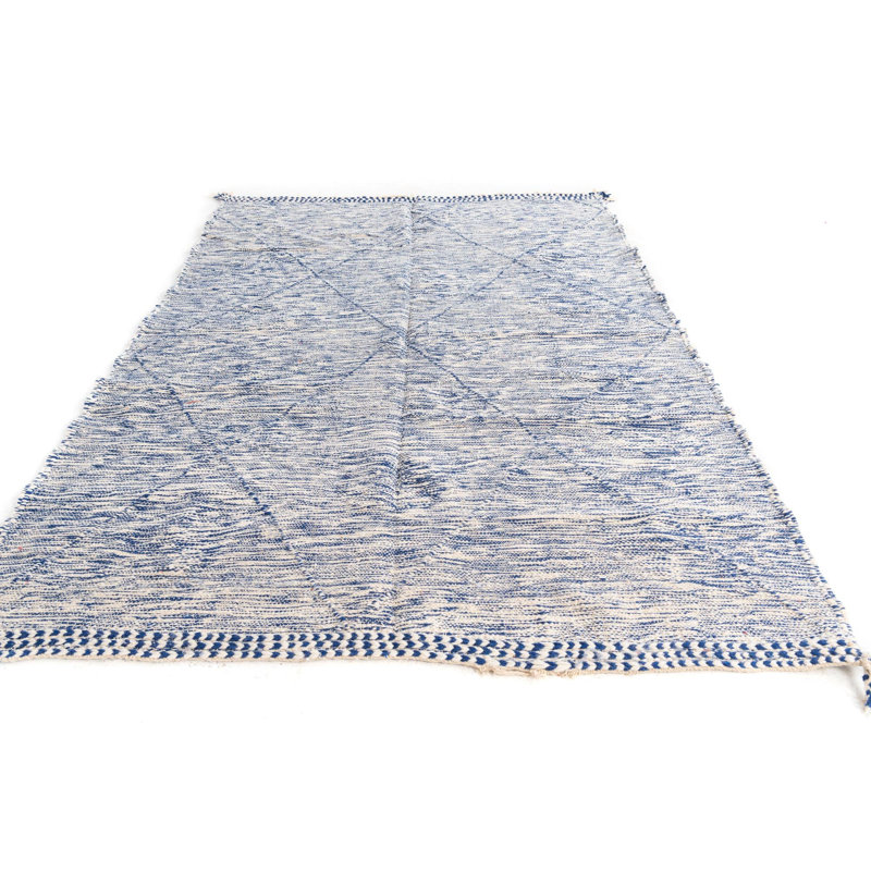 Tapis bleu Odea
