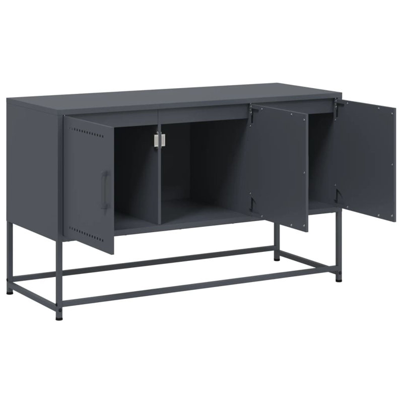 No_Yes_No_No_No TV Stand, Anthracite, 100.5cm