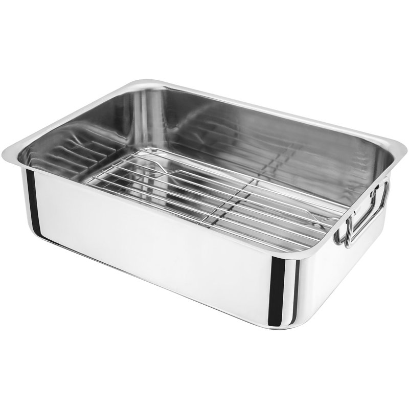Judge Speciality Cookware, 36 x 26 x 10cm Roasting Pan with Rack