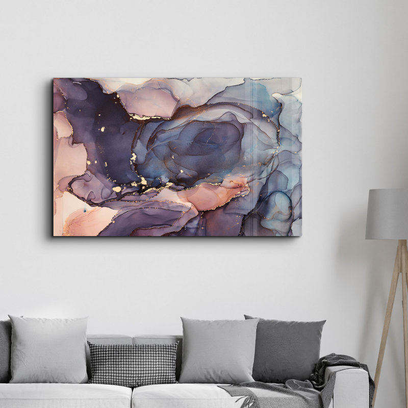 Elegant Tempered Glass Wall Art Painting, 13.8 x 21.7 inches | 100% Tempered Glass, Thickness: 0.16 inches | UV Printed for Vibrant Colors | Perfect for Home Decor, Living Room, & Office Spaces