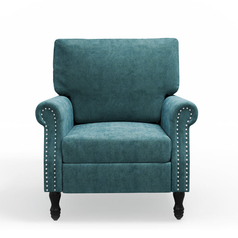 33" Schneier Single Cushioned Armchair, Green