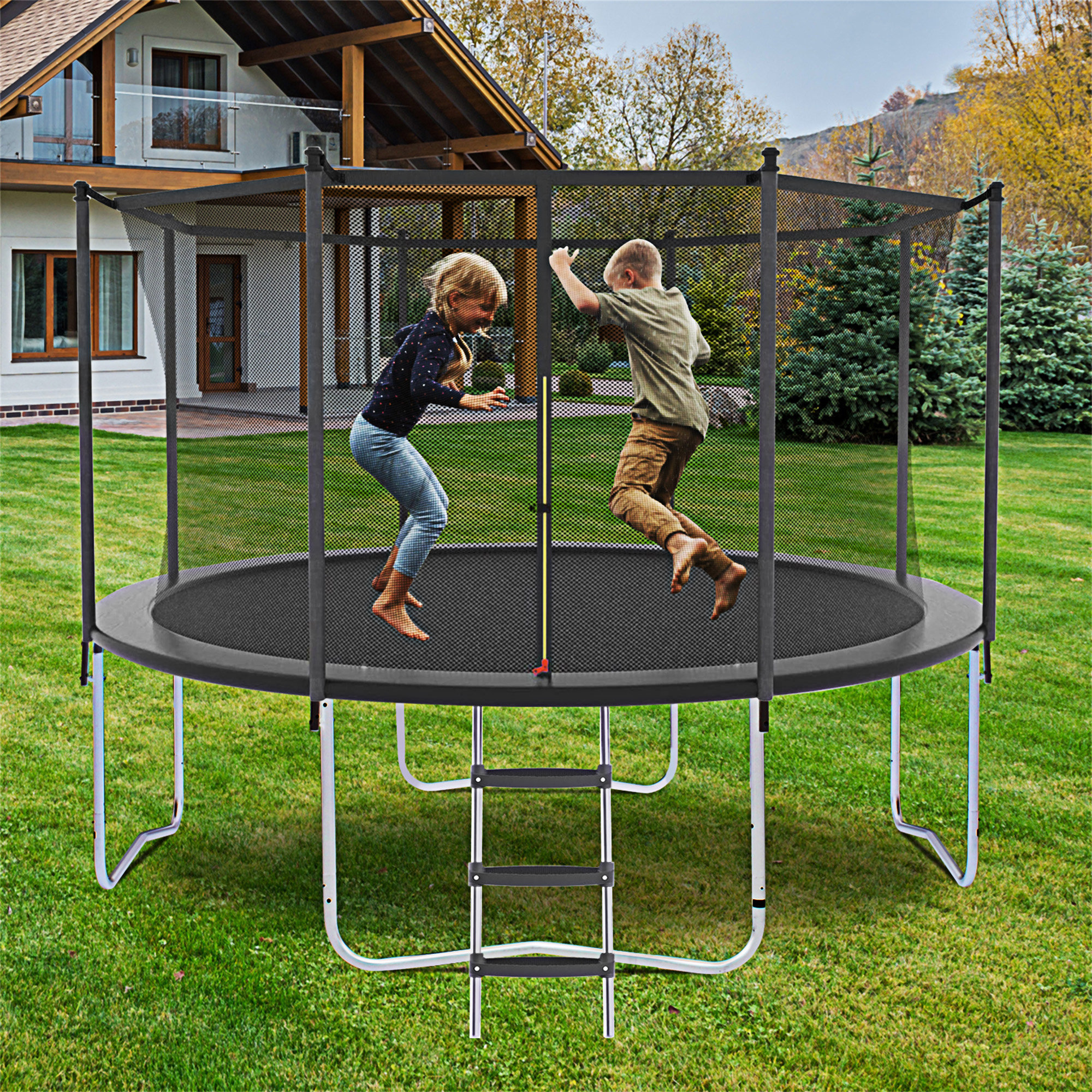 Recreational Trampoline Walmart Trampoline With Swing Recycled