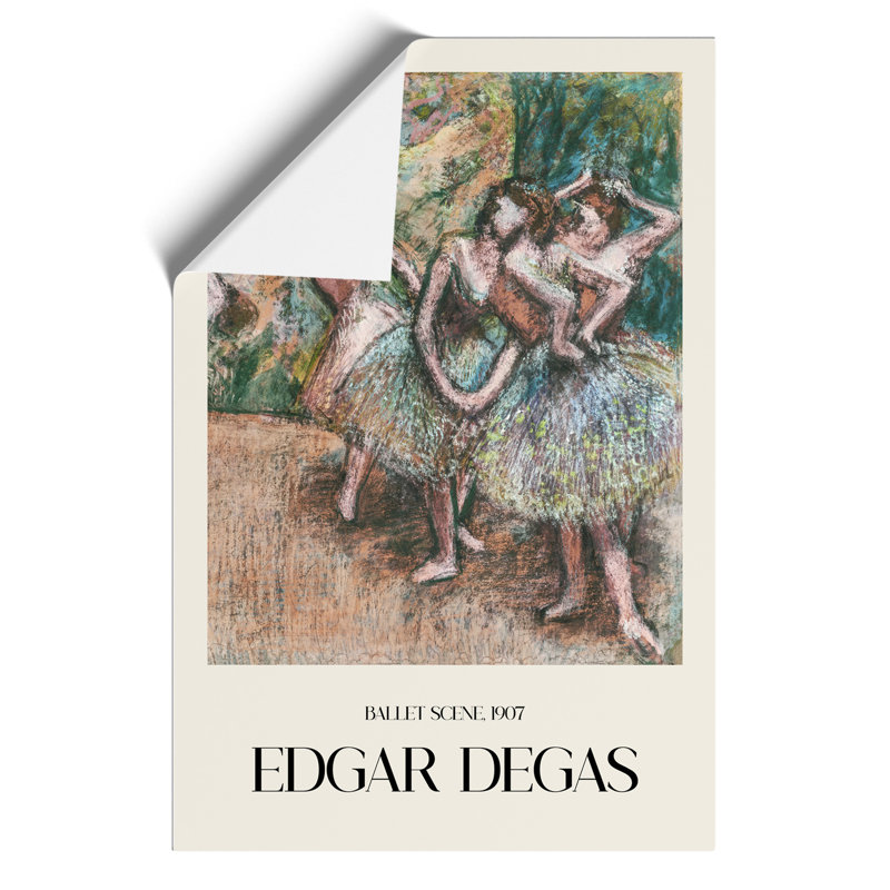 Ballet Scene Print by Edgar Degas - Frameless Print, 42cm H x 30cm W x 0.1cm D