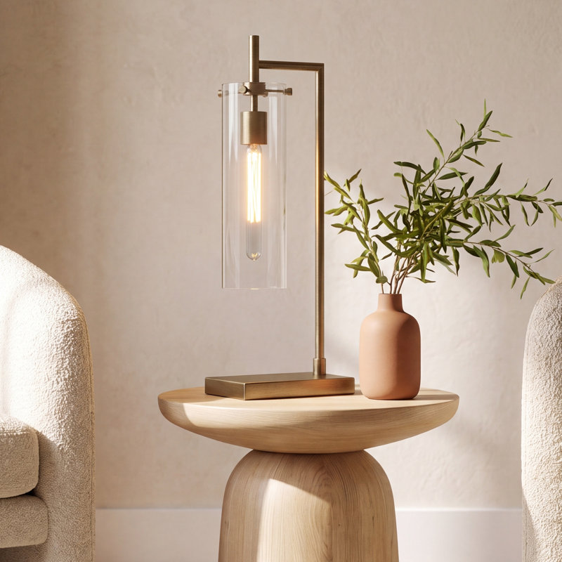 Gilbert Solid Brass Metal Desk Lamp