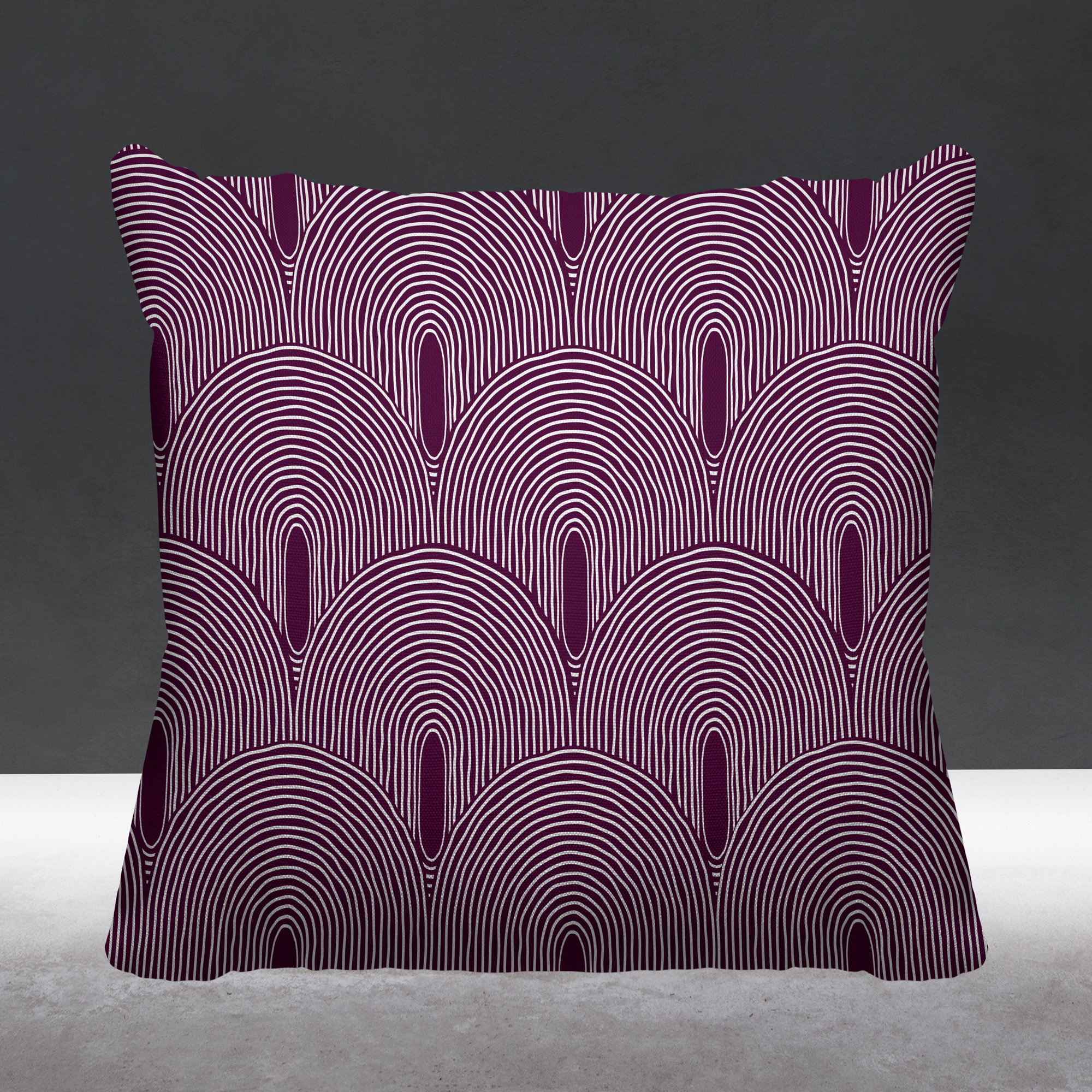 Limpo Indoor/Outdoor Throw Pillow, Purple, 16" x 16"