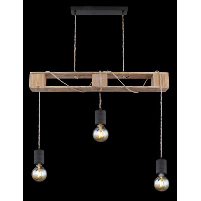 Piotrowski 3 - Light Black Kitchen Island Pendant