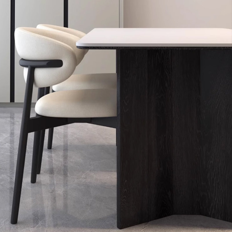 Table minimaliste nordique en bois massif, H 29,53 po x L 70,87 po x l 35,43 po