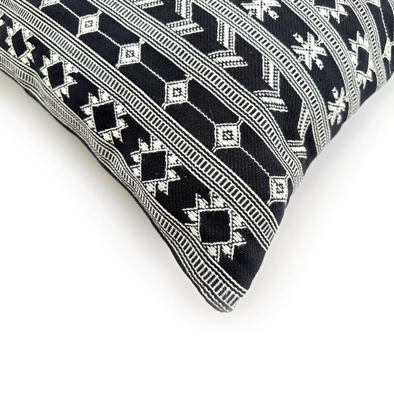 Geometric Cotton Pillow Cover