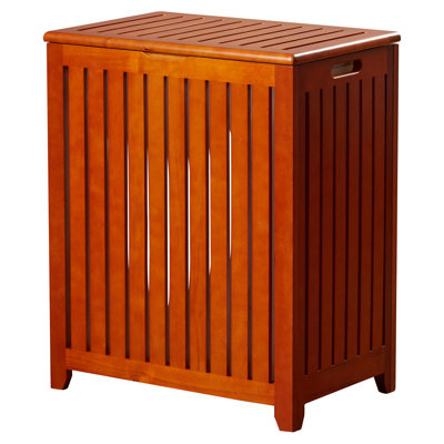 Solid Wood Laundry Hamper