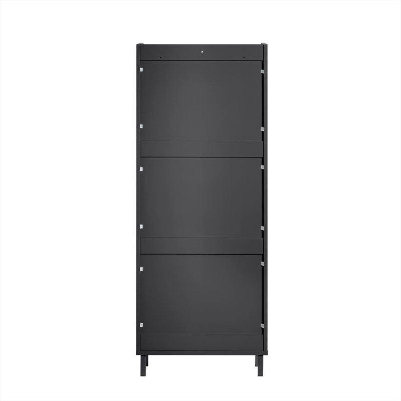 Oshiro Flip Down Shoe Storage, Grey, 3