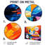 Pop Art, néon, articles de toilette Glow I - mode, impression murale sur métal, articles de toilette-443076957