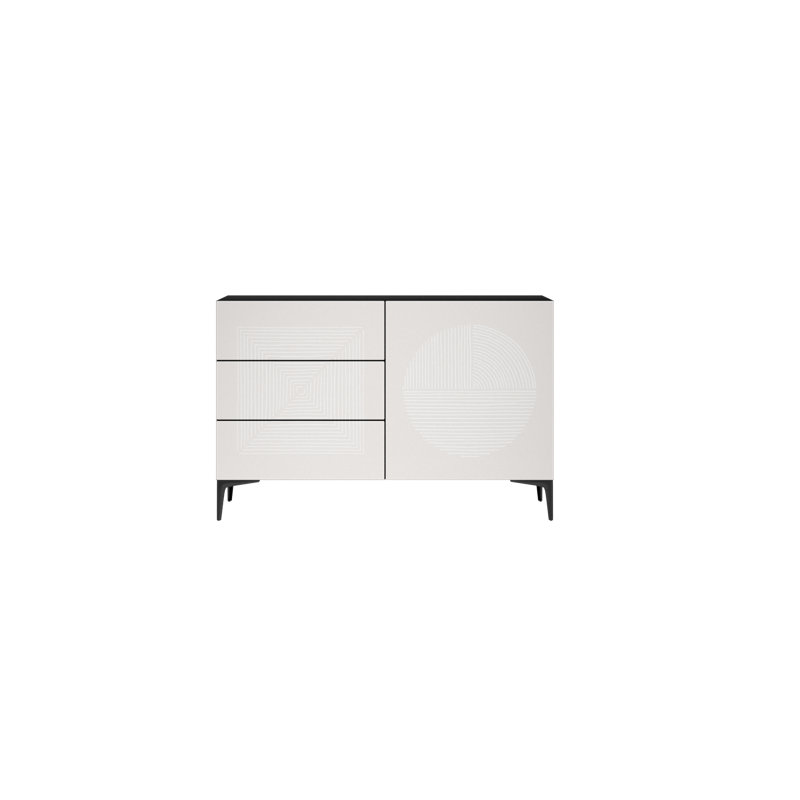 Backus 3 -Drawer 1 -Door Accent Cabinet