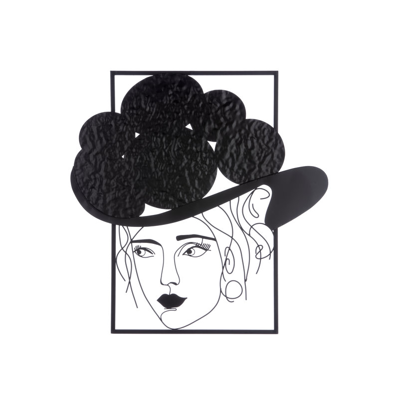 Glam People Wall Decor on Metal