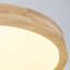 Plafonnier encastré rond à intensité variable Nordic Oak