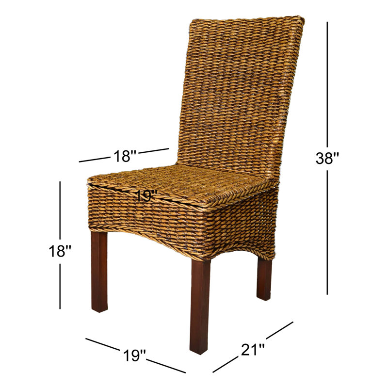 Chaise d'appoint en acajou Bilyeu