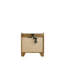 Table de chevet brun clair Aspen avec DEL et USB