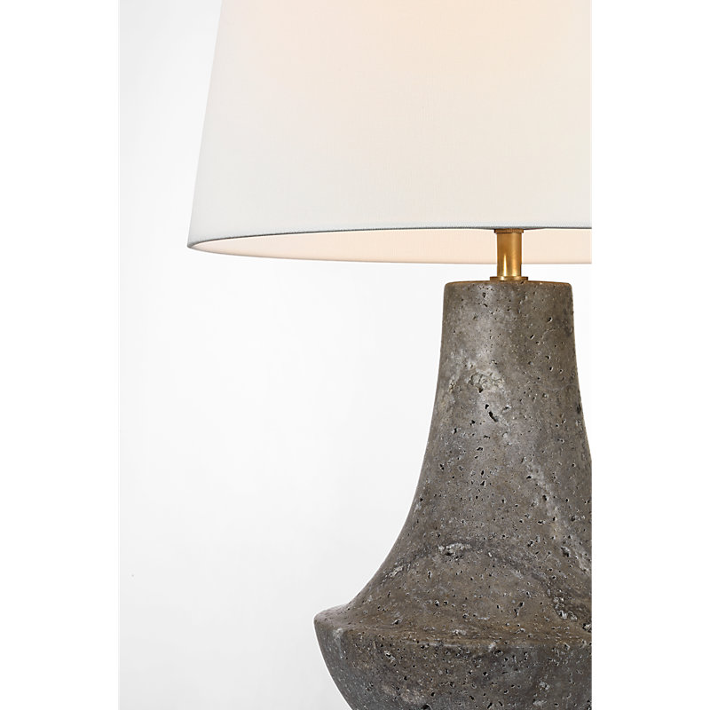 Thomas O'Brien Table Lamp, Dark Travertine