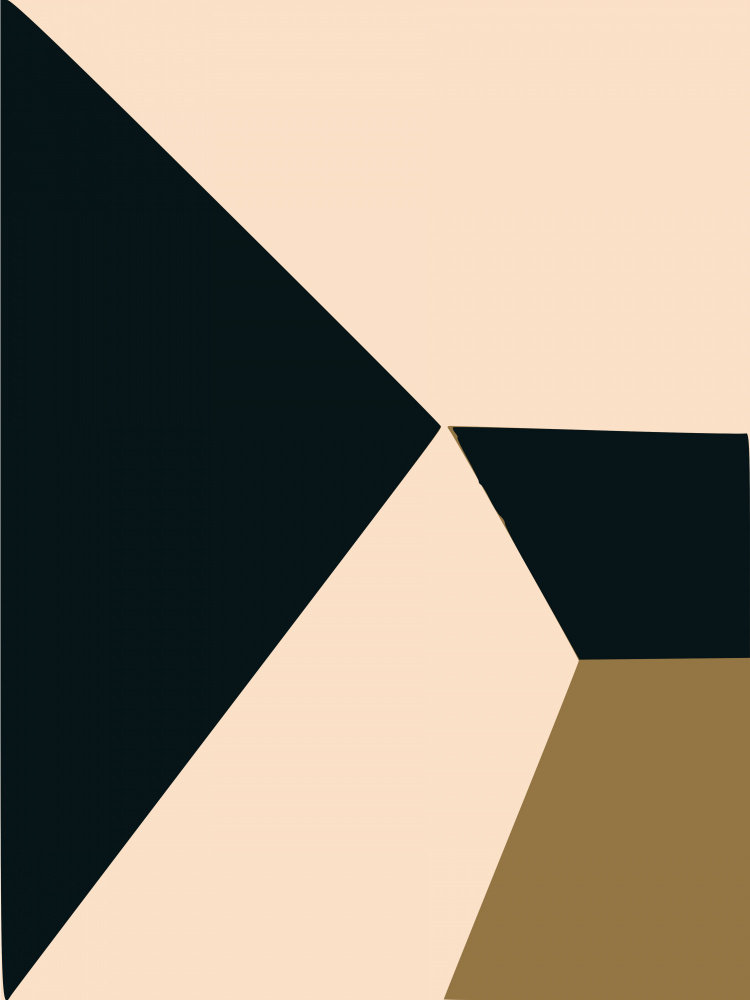 Ivy Bronx Geometric Design With Bold Triangles | Wayfair.co.uk