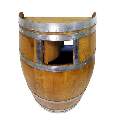 Poubelle à découpage à plateau coulissant 15 gallons split wine