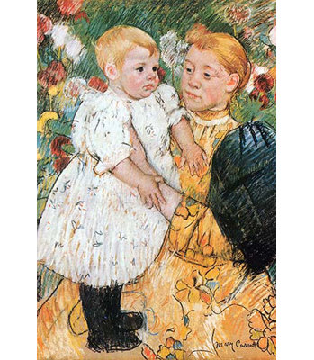 " In The Garden " by Mary Cassatt