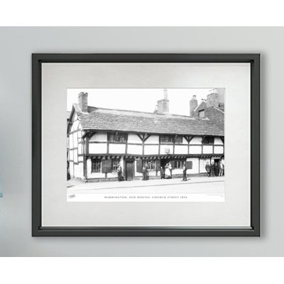 Warrington, Old Houses, Church Street 1894 - Single Picture Frame Print
