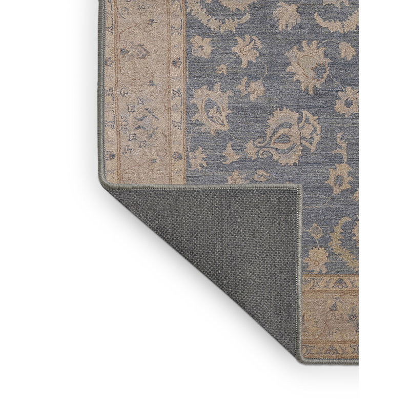 Tapis bleu / beige Jhirayr, Tapis de couloir 2 pi x 5 pi