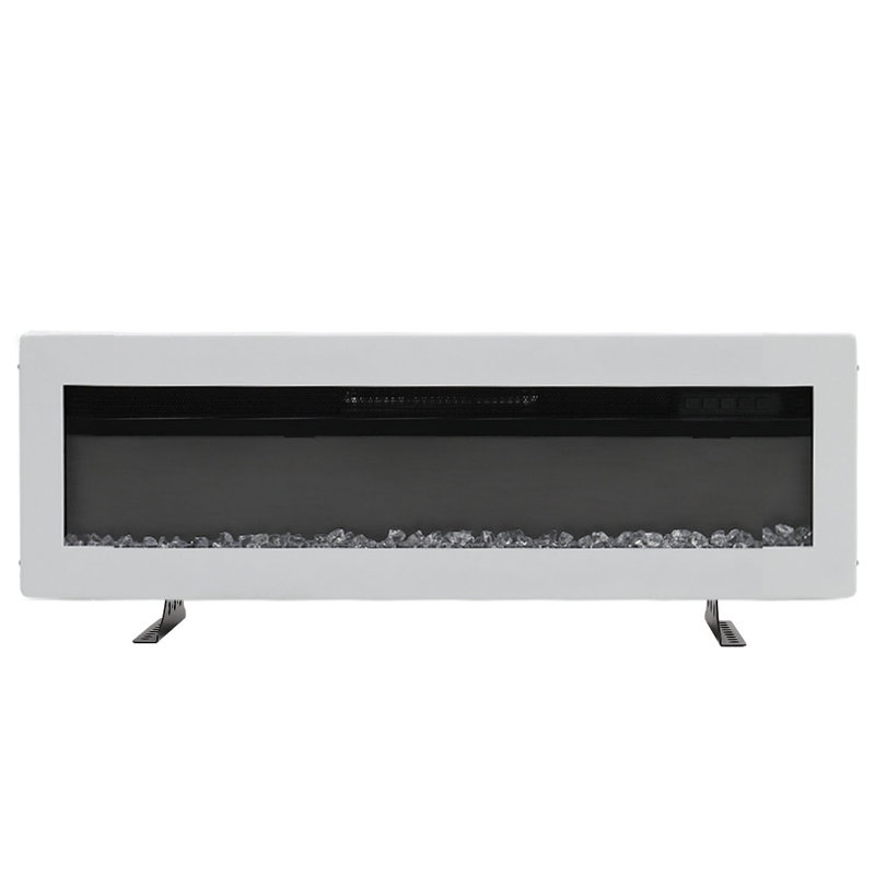 Belfry Heating 127cm W White Electric Fireplace