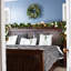 Couronne de soie illuminée pour porte en eucalyptus et groseille Everyday Everyday-223136100