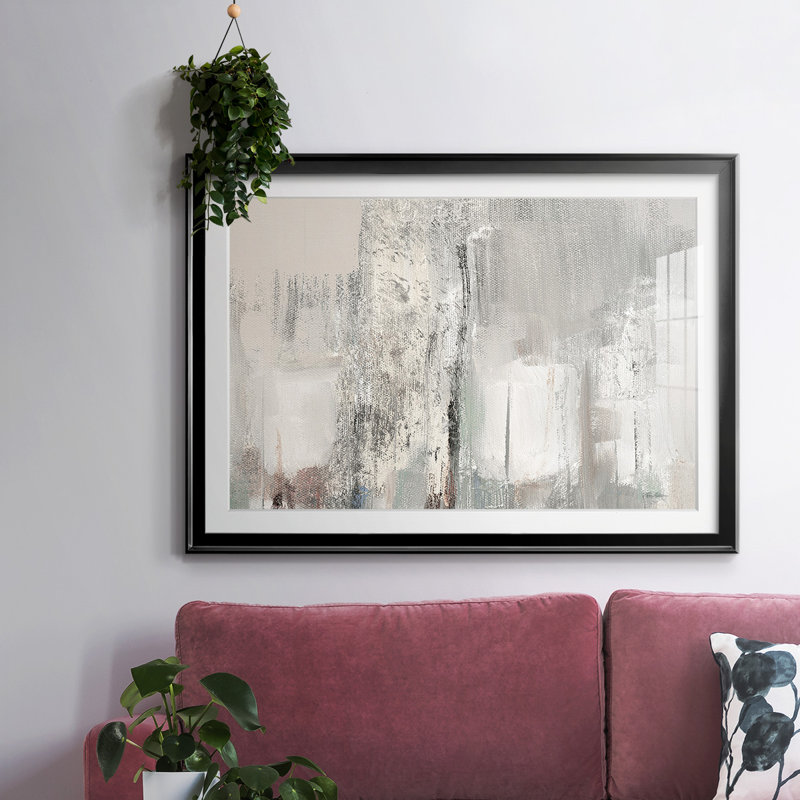 Rivage scintillant, impression sur papier, Noir, H 30 po x l 44 po x P 1,5 po