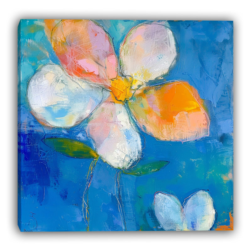 Silver Current Wrapped Canvas Wall Art, 30"W x 30"H x 1.5"D