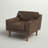 Burr 40" Wide Genuine Leather Armchair