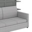 Grand lit escamotable polyvalent à grand lit jumelé à un canapé confortable-809016657
