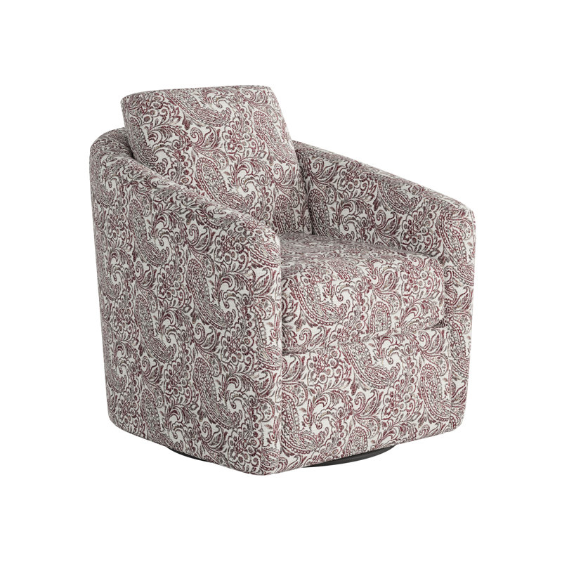 Fauteuil oscillant pivotant Daisey, Charleston Cabernet