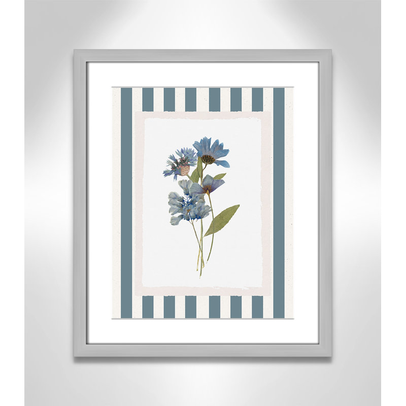 «Summer Memory III» par Val Rhodes, L 16 po x H 19 po, Imprimé mat, Argent mat