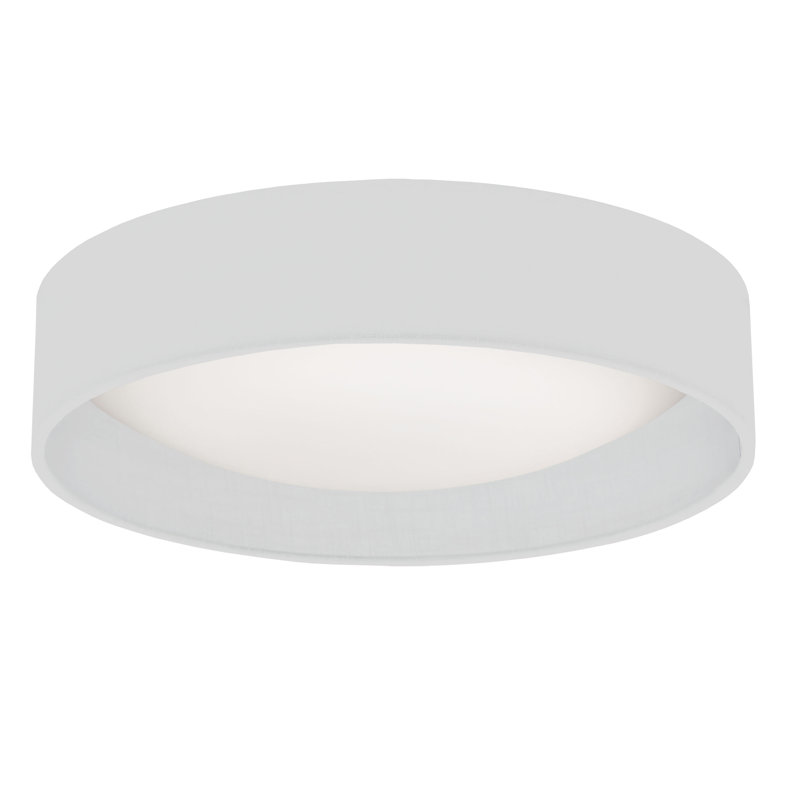 Grijalva LED Flush Mount, 3" H x 15" W x 15" D, White