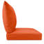 Ensemble de coussins de patio Sunbrella (siège et dossier), 2 pièces-1973421175